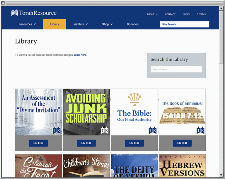 tr-website-library