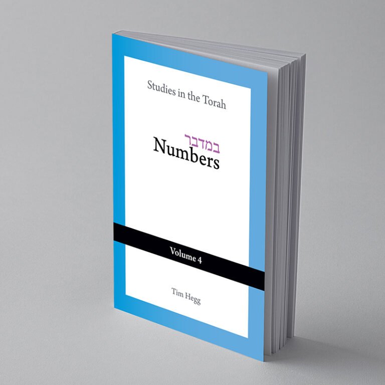 “Studies in the Torah, Vol 4: Numbers” by Tim Hegg, TorahResource, Reformatted December 2022. Paperback (6" x 9")