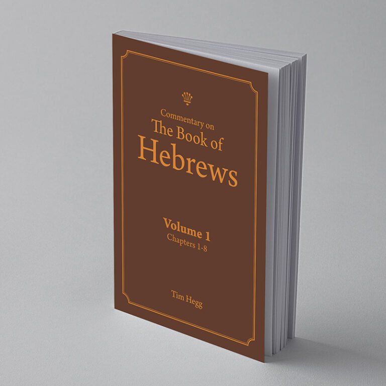 “Commentary on the Book of Hebrews, Vol 1” by Tim Hegg, TorahResource, September 2024. Paperback (6" x 9")