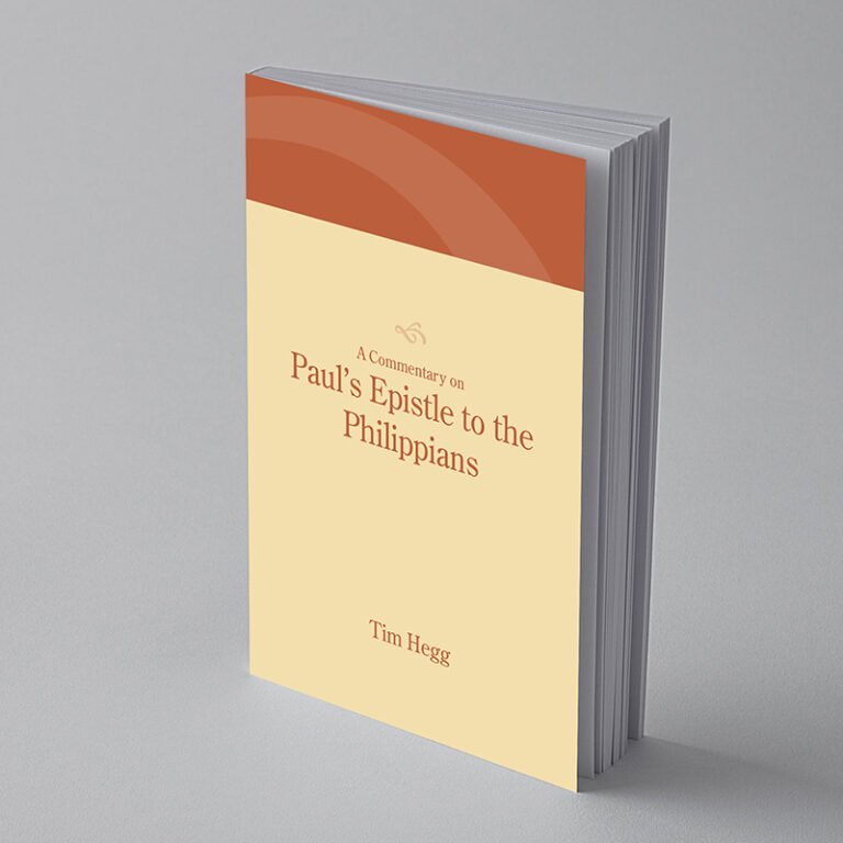 “A Commentary on Paul's Epistle to the Philippians” by Tim Hegg, TorahResource, October 2024. Paperback (6" x 9")